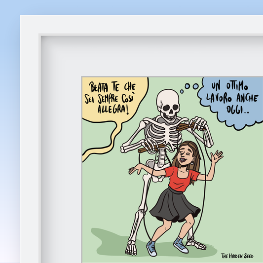 Poster ALLEGRA 20x20cm