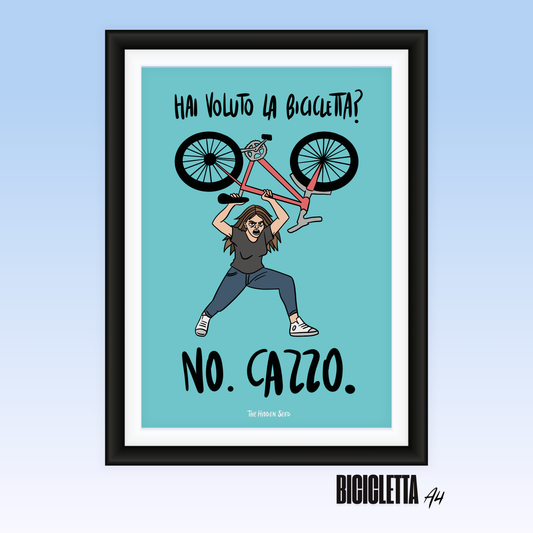 Poster BICICLETTA A4