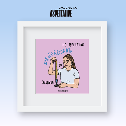 Poster ASPETTATIVE 20x20cm