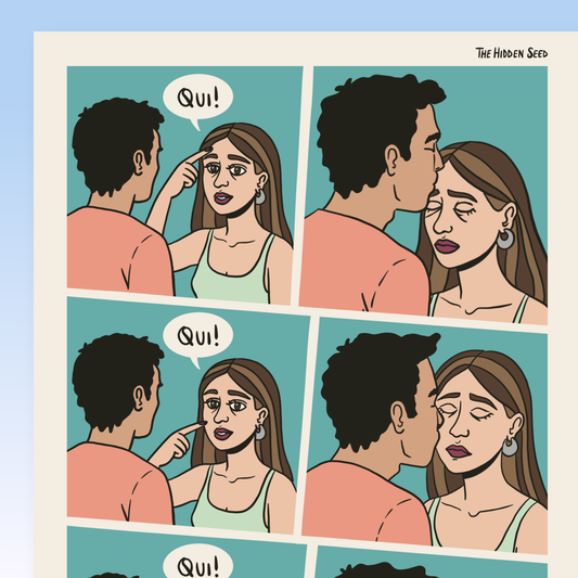 Poster BACIAMI QUI A3