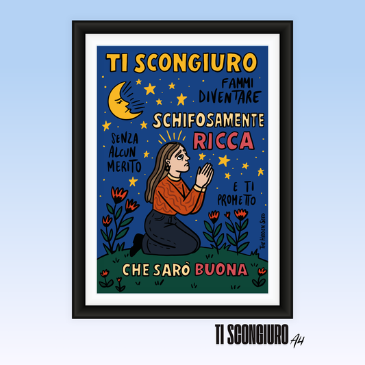 Poster TI SCONGIURO A4